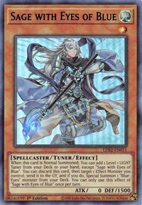 Sage with Eyes of Blue (Blue) [LDS2-EN011] Ultra Rare | A1Comics