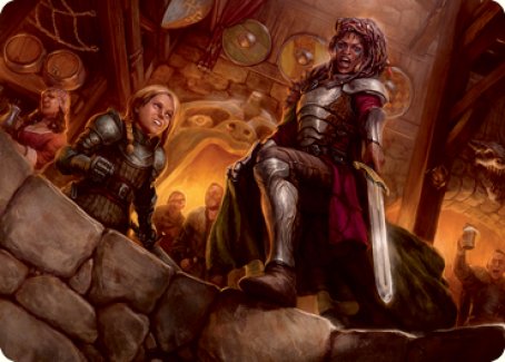 Veteran Dungeoneer Art Card [Dungeons & Dragons: Adventures in the Forgotten Realms Art Series] | A1Comics