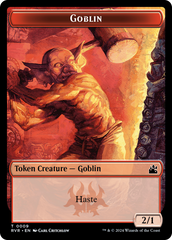 Saproling // Goblin (0009) Double-Sided Token [Ravnica Remastered Tokens] | A1Comics