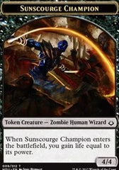 Sunscourge Champion // Cat Double-Sided Token [Hour of Devastation Tokens] | A1Comics