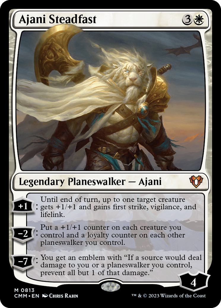 Ajani Steadfast [Commander Masters] | A1Comics