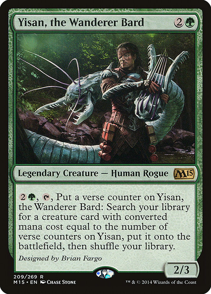 Yisan, the Wanderer Bard [Magic 2015] | A1Comics