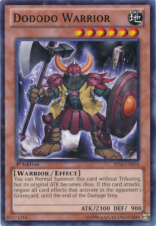 Dododo Warrior [SP14-EN018] Starfoil Rare | A1Comics