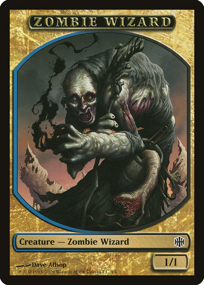 Zombie Wizard Token [Alara Reborn Tokens] | A1Comics