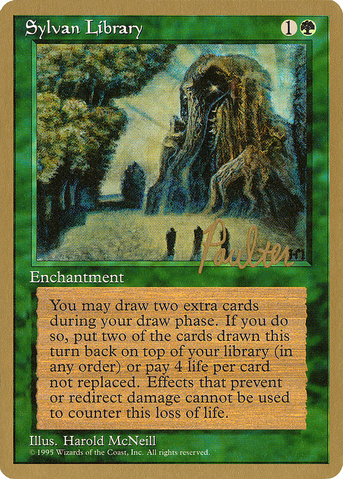 Sylvan Library (Preston Poulter) [Pro Tour Collector Set] | A1Comics