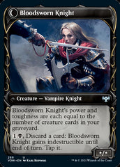 Bloodsworn Squire // Bloodsworn Knight (Showcase Fang Frame) [Innistrad: Crimson Vow] | A1Comics