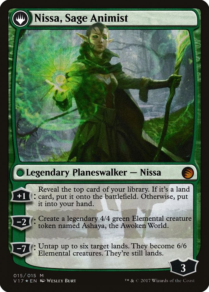 Nissa, Vastwood Seer // Nissa, Sage Animist [From the Vault: Transform] | A1Comics