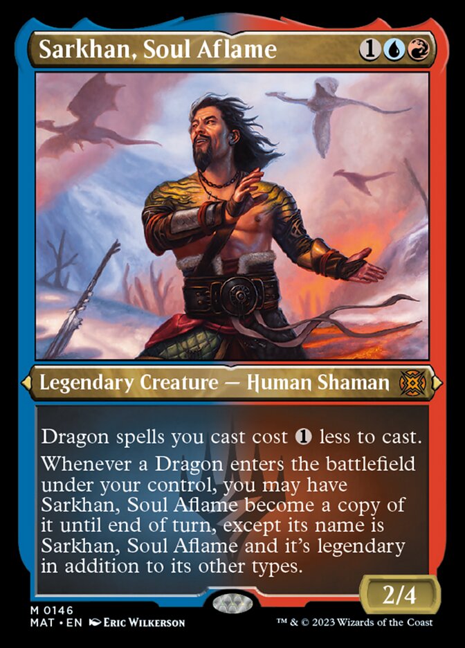 Sarkhan, Soul Aflame (Foil Etched) [March of the Machine: The Aftermath] | A1Comics