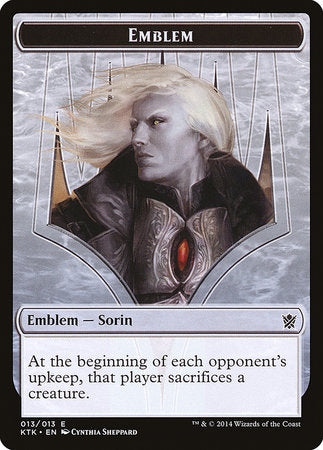 Emblem - Sorin, Solemn Visitor [Khans of Tarkir Tokens] | A1Comics