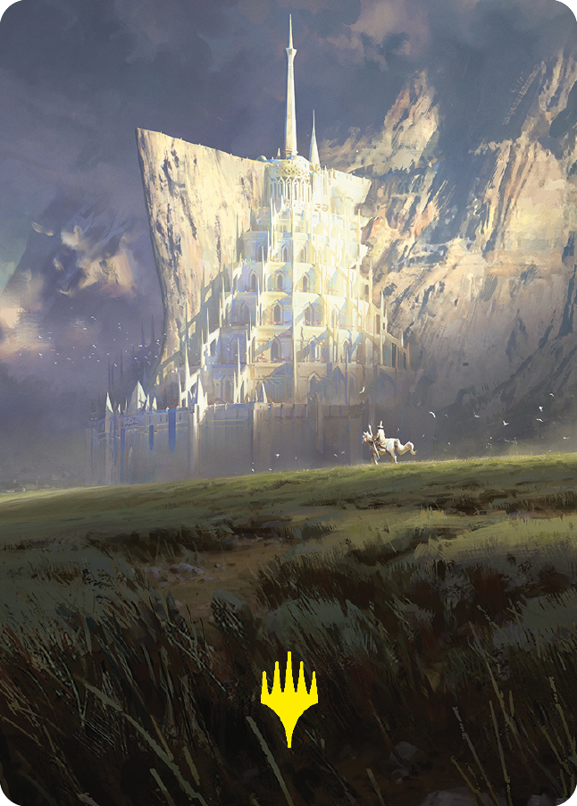 Minas Tirith Art Card (Gold-Stamped Signature) [The Lord of the Rings: Tales of Middle-earth Art Series] | A1Comics