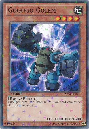 Gogogo Golem [SP13-EN003] Starfoil Rare | A1Comics