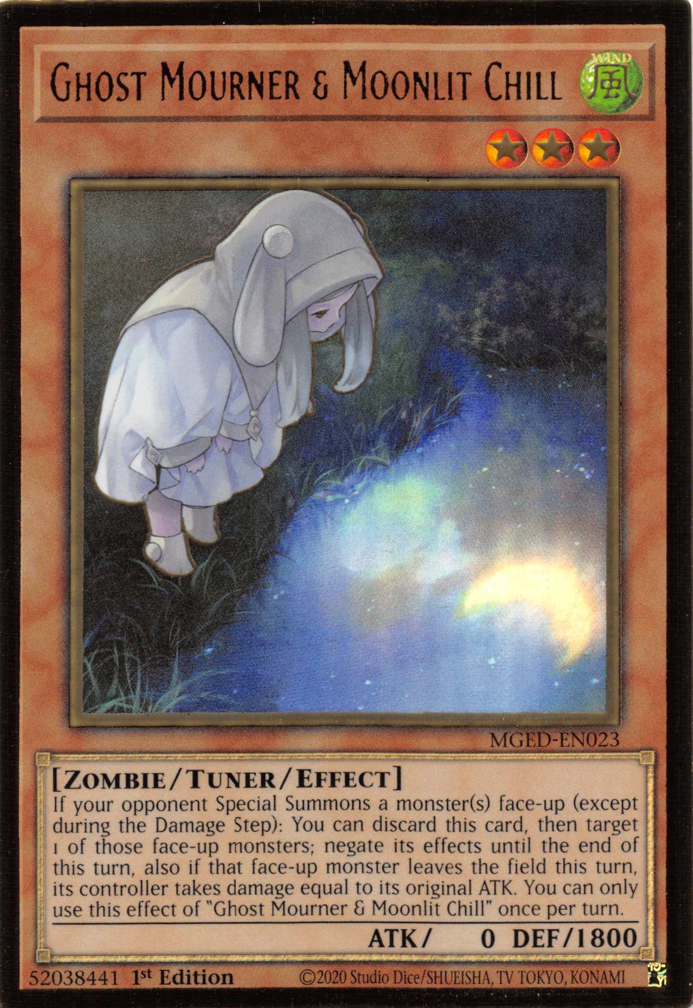 Ghost Mourner & Moonlit Chill (Alternate Art) [MGED-EN023] Gold Rare | A1Comics