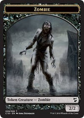 Zombie // Shapeshifter Double-Sided Token [Commander 2018 Tokens] | A1Comics