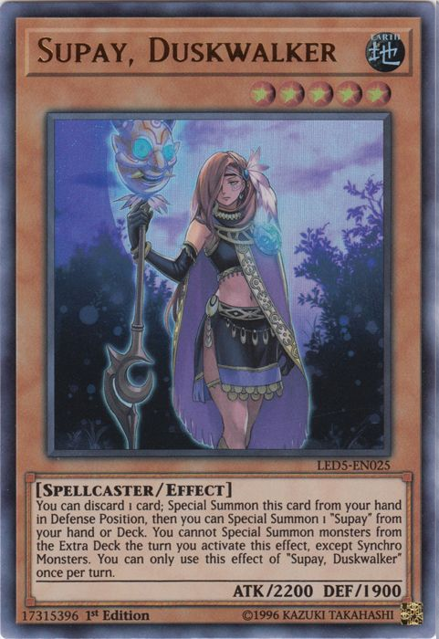 Supay, Duskwalker [LED5-EN025] Ultra Rare | A1Comics