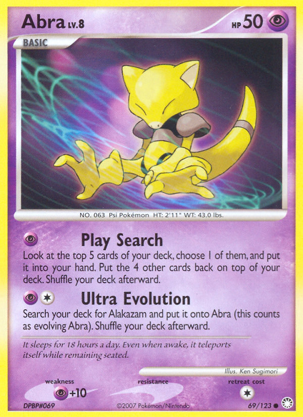 Abra (69/123) [Diamond & Pearl: Mysterious Treasures] | A1Comics