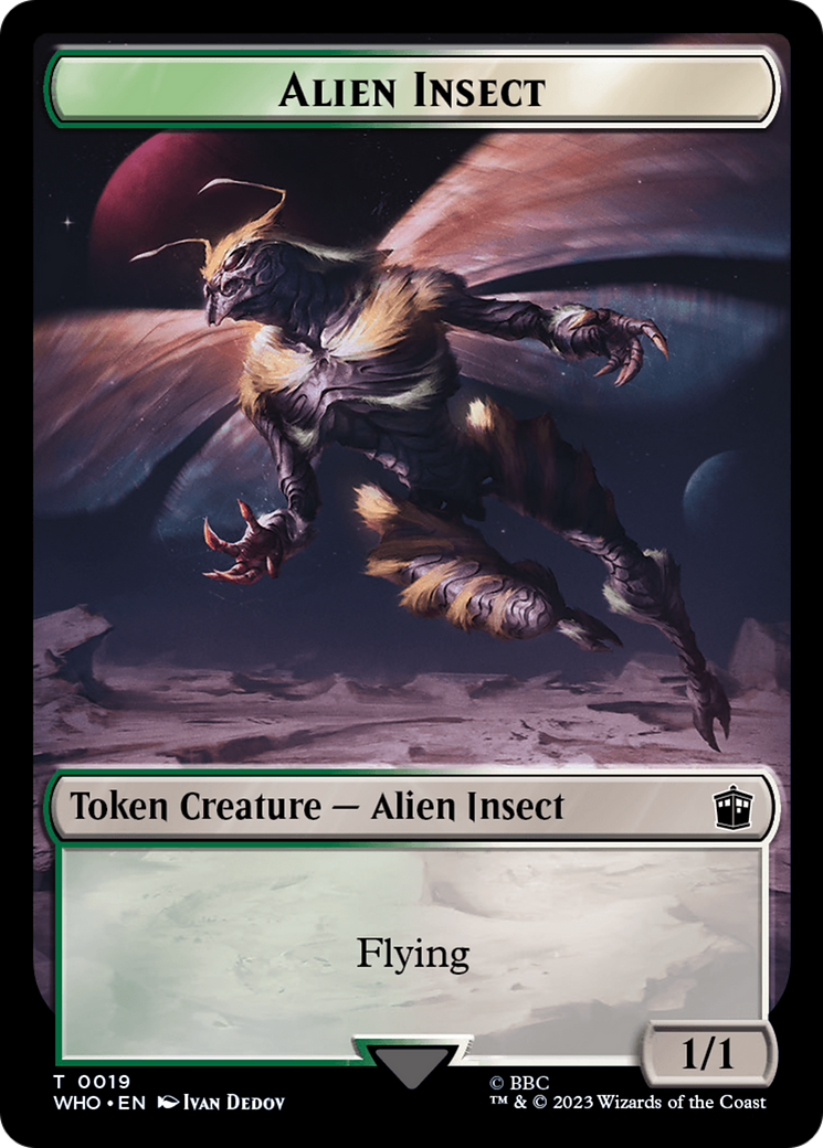 Alien Angel // Alien Insect Double-Sided Token [Doctor Who Tokens] | A1Comics