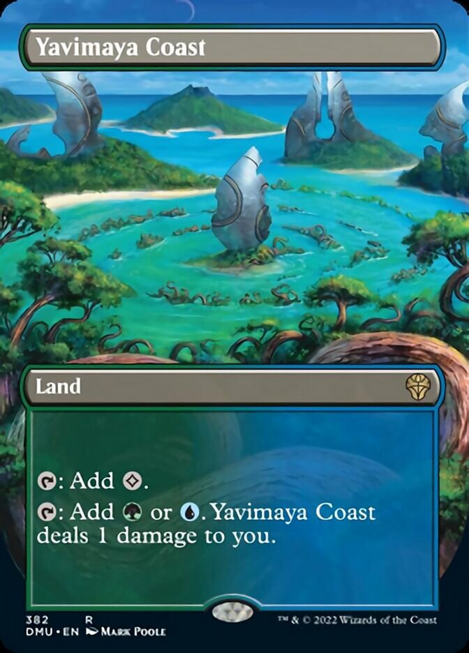 Yavimaya Coast (Borderless Alternate Art) [Dominaria United] | A1Comics