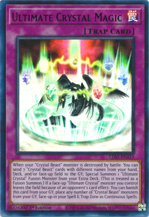 Ultimate Crystal Magic (Blue) [LDS1-EN117] Ultra Rare | A1Comics