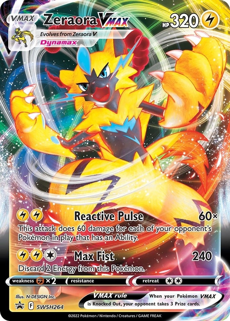 Zeraora VMAX (SWSH264) [Sword & Shield: Black Star Promos] | A1Comics