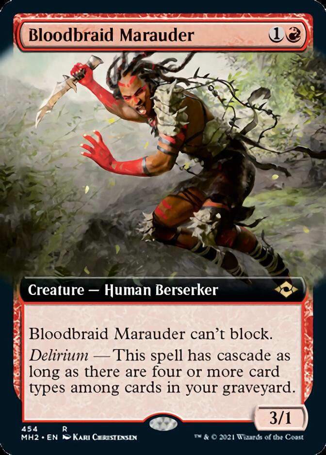 Bloodbraid Marauder (Extended Art) [Modern Horizons 2] | A1Comics