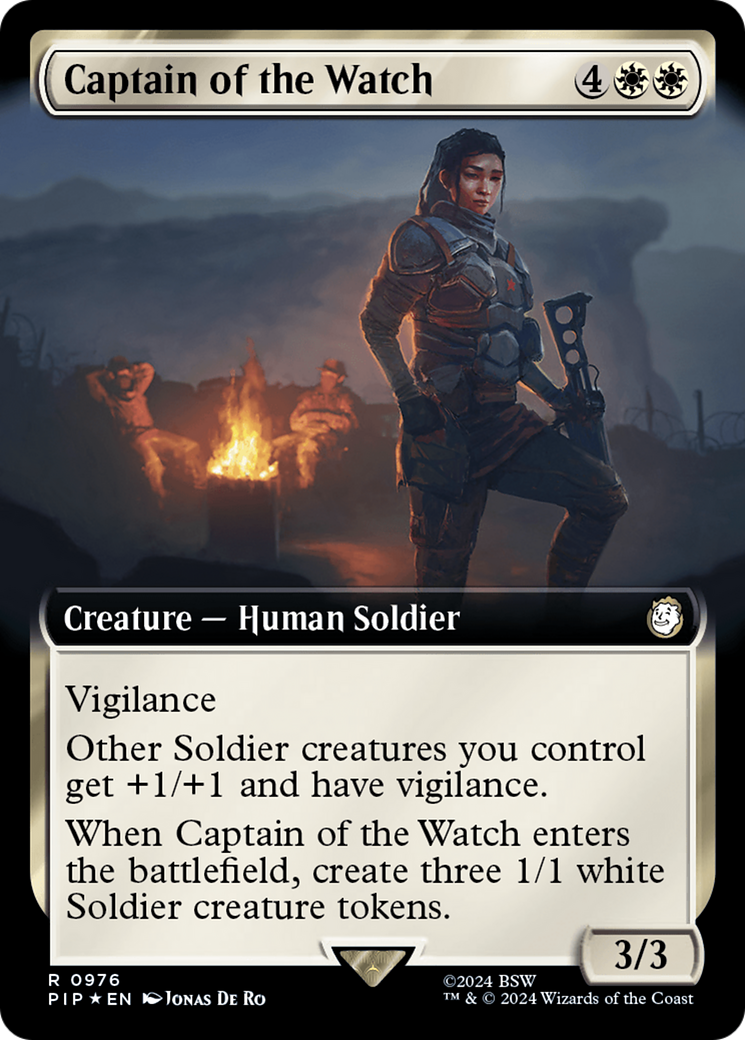 Captain of the Watch (Extended Art) (Surge Foil) [Fallout] | A1Comics