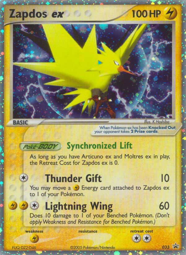 Zapdos ex (033) [Nintendo: Black Star Promos] | A1Comics