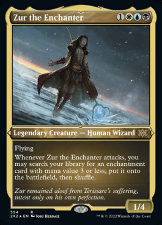 Zur the Enchanter (Foil Etched) [Double Masters 2022] | A1Comics