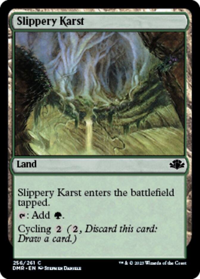 Slippery Karst [Dominaria Remastered] | A1Comics