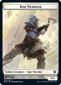 Kor Warrior // Plant Double-Sided Token [Zendikar Rising Tokens] | A1Comics