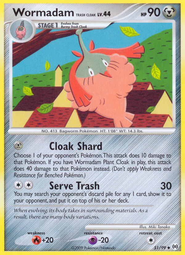 Wormadam Trash Cloak (51/99) [Platinum: Arceus] | A1Comics