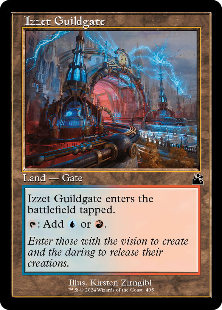 Izzet Guildgate (Retro Frame) [Ravnica Remastered] | A1Comics