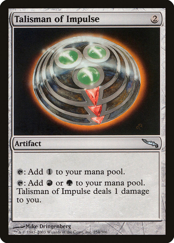 Talisman of Impulse [Mirrodin] | A1Comics