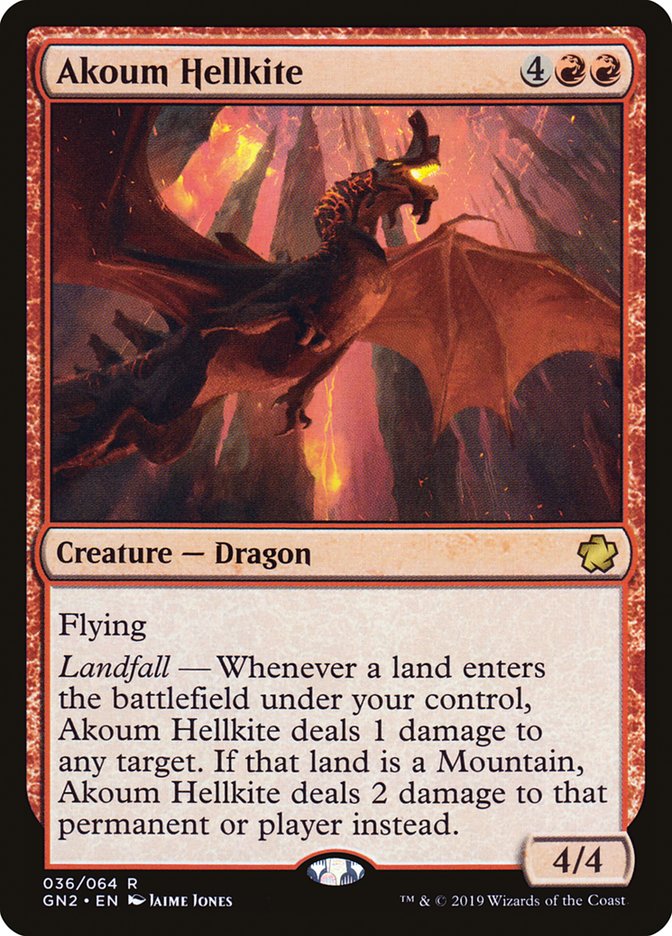 Akoum Hellkite [Game Night 2019] | A1Comics