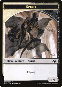 Spirit // Golem Double-Sided Token [Modern Horizons Tokens] | A1Comics