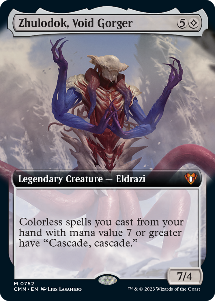 Zhulodok, Void Gorger (Extended Art) [Commander Masters] | A1Comics