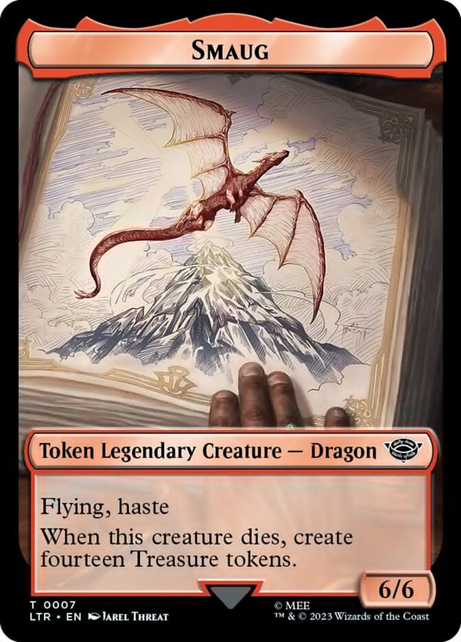 Smaug Token [The Lord of the Rings: Tales of Middle-Earth Tokens] | A1Comics