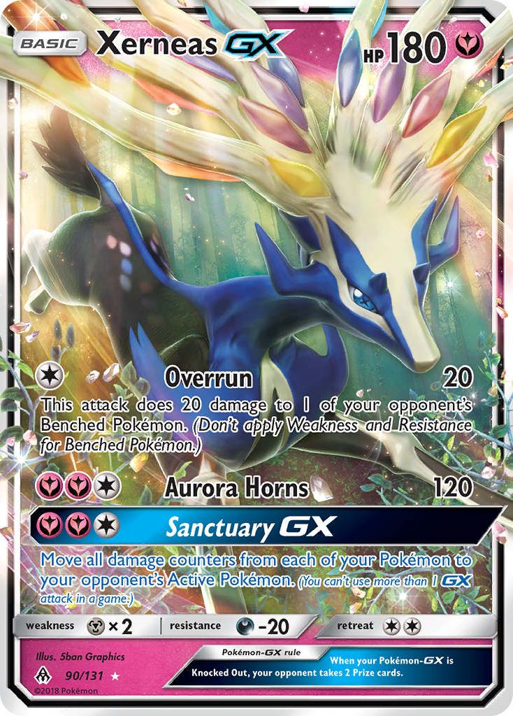 Xerneas GX (90/131) [Sun & Moon: Forbidden Light] | A1Comics