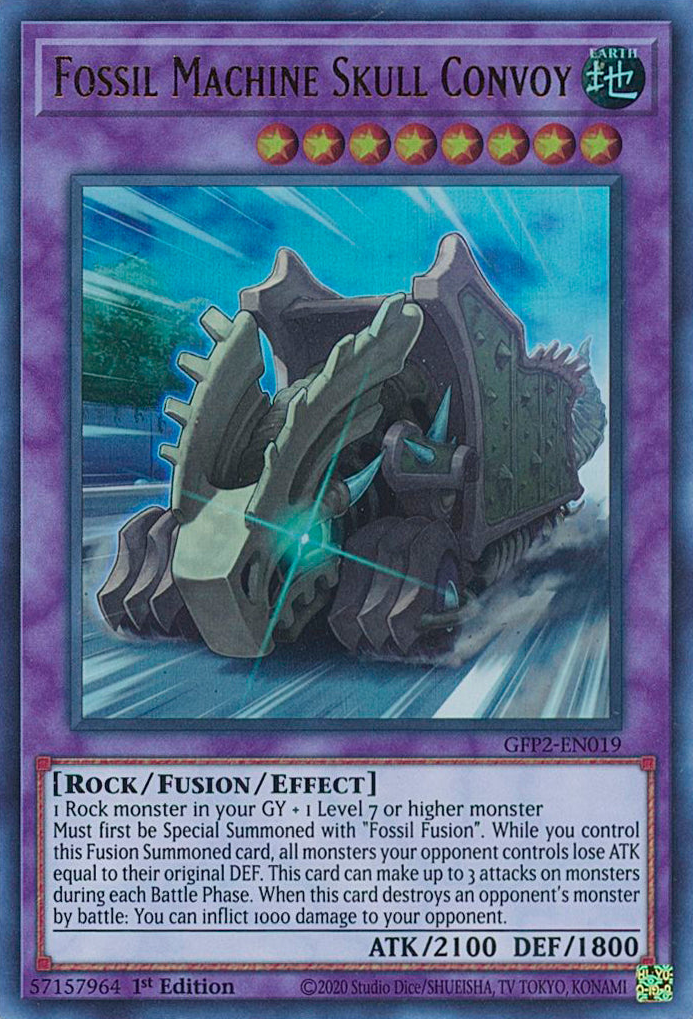 Fossil Machine Skull Convoy [GFP2-EN019] Ultra Rare | A1Comics