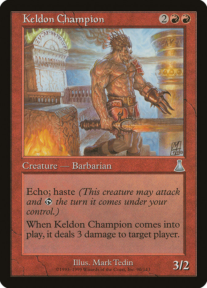 Keldon Champion [Urza's Destiny] | A1Comics