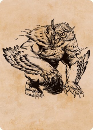 Owlbear (Showcase) Art Card [Dungeons & Dragons: Adventures in the Forgotten Realms Art Series] | A1Comics