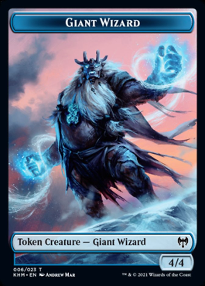 Giant Wizard Token [Kaldheim Tokens] | A1Comics