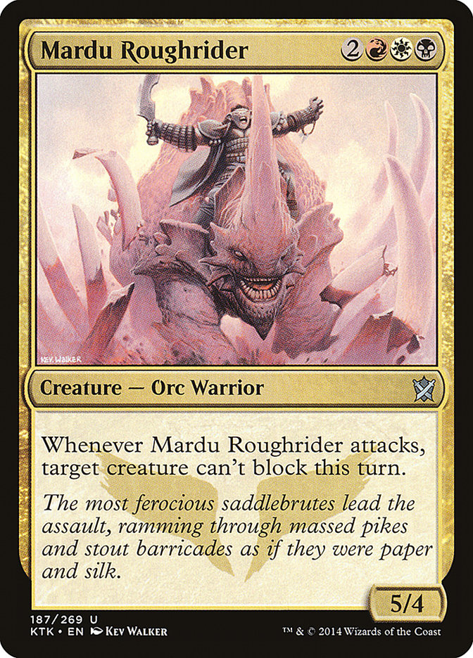 Mardu Roughrider [Khans of Tarkir] | A1Comics