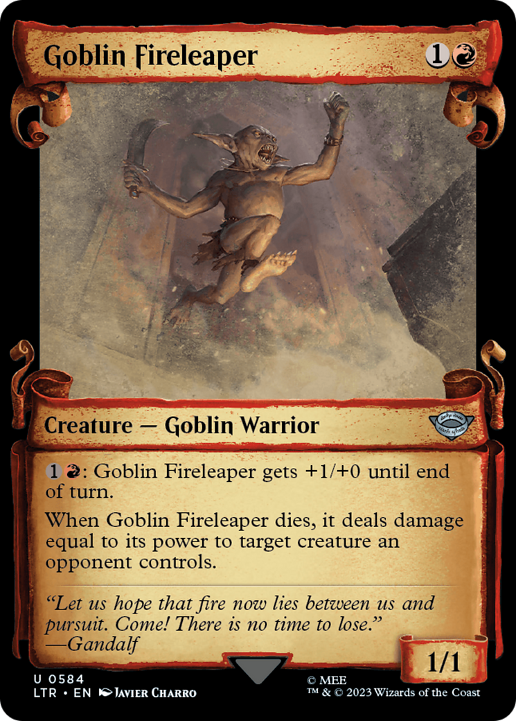 Goblin Fireleaper [The Lord of the Rings: Tales of Middle-Earth Showcase Scrolls] | A1Comics