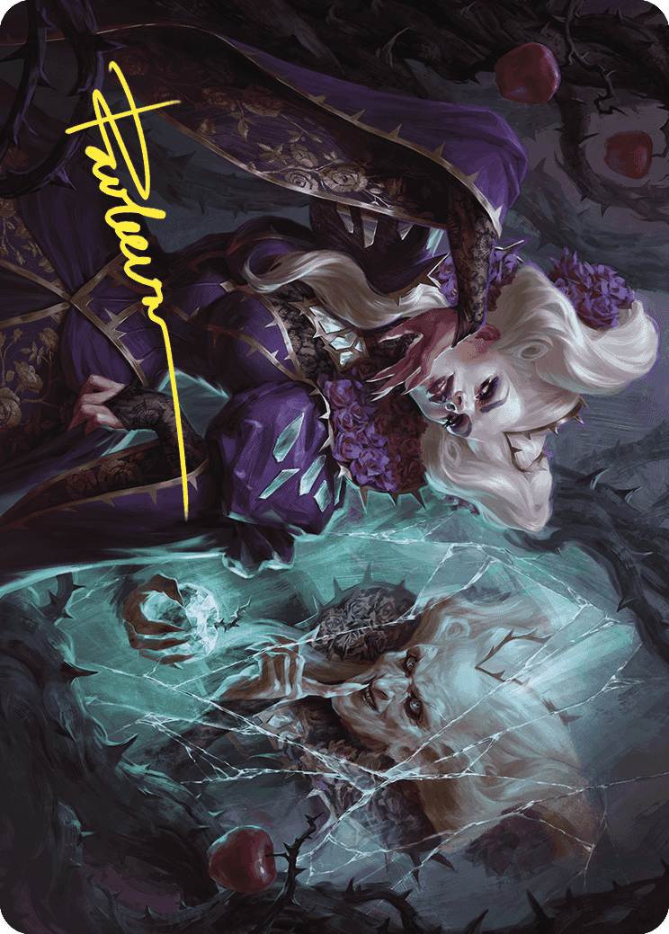 Conceited Witch Art Card (Gold-Stamped Signature) [Wilds of Eldraine Art Series] | A1Comics