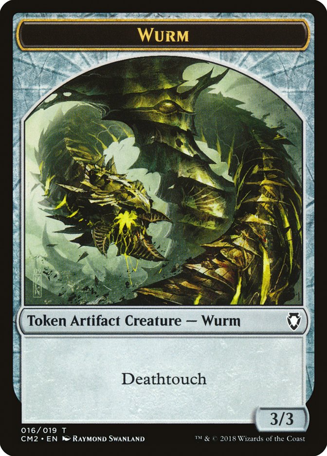 Wurm Token (016/019) [Commander Anthology Volume II Tokens] | A1Comics