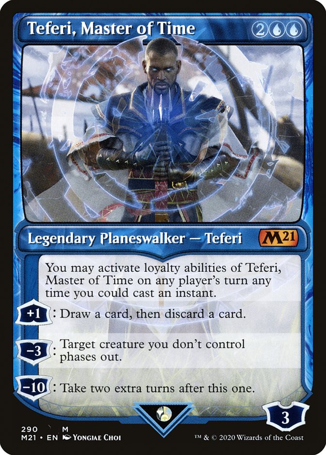 Teferi, Master of Time (Showcase) (290) [Core Set 2021] | A1Comics