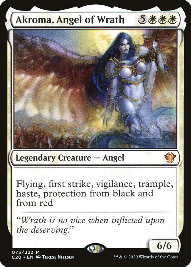 Akroma, Angel of Wrath [Commander 2020] | A1Comics