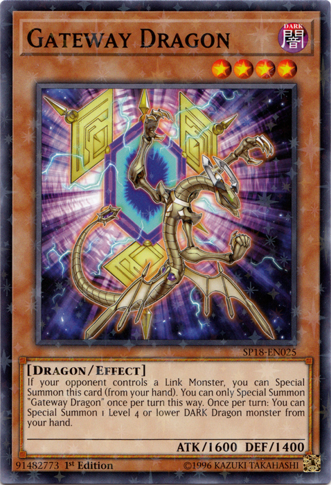 Gateway Dragon [SP18-EN025] Starfoil Rare | A1Comics