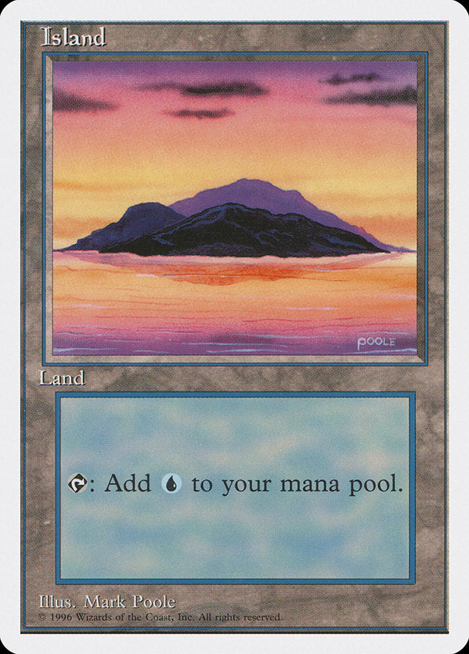 Island (Dark Clouds, Signature on Bottom Right) [Introductory Two-Player Set] | A1Comics