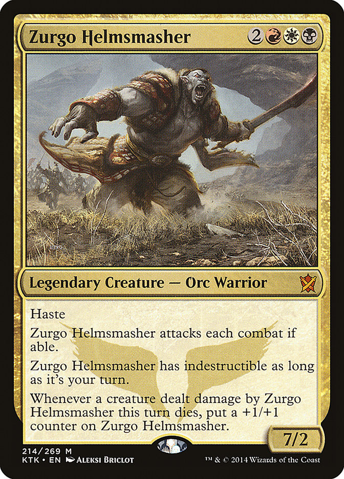 Zurgo Helmsmasher [Khans of Tarkir] | A1Comics